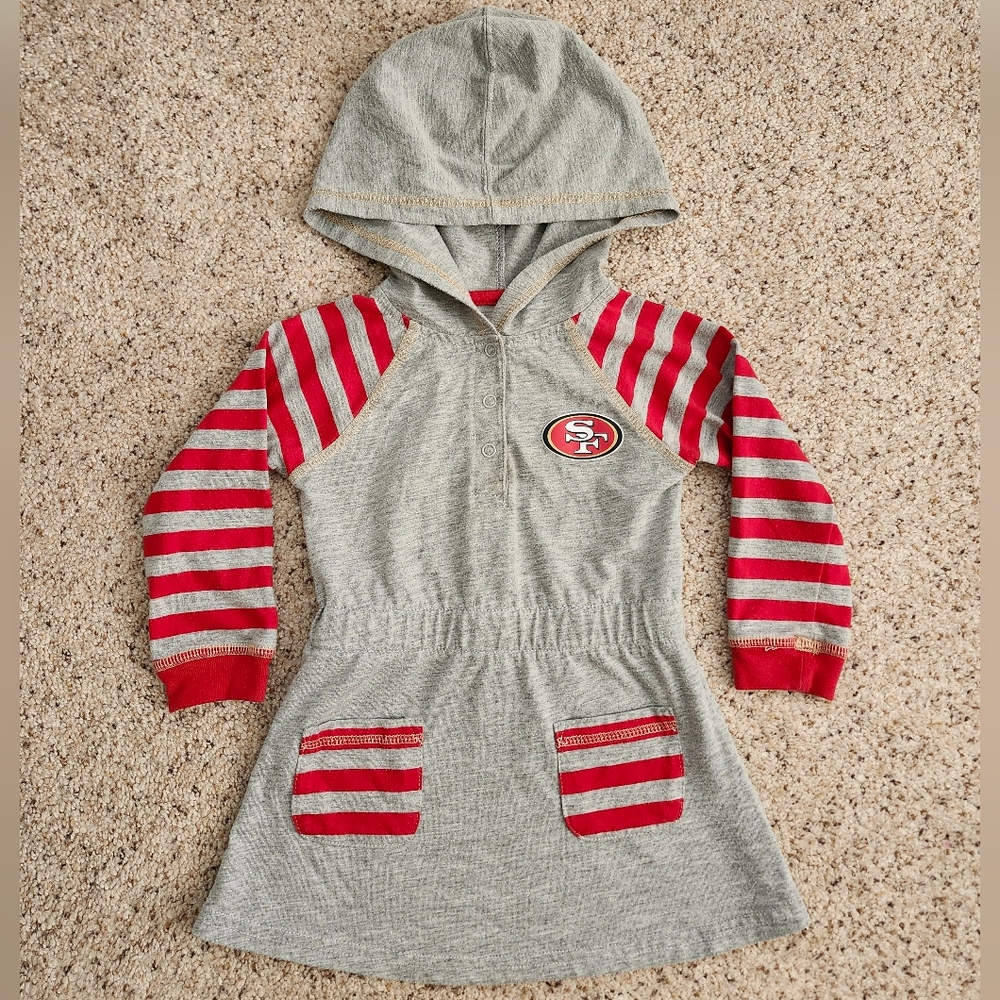 Nfl 49ers Baby Girl Dress